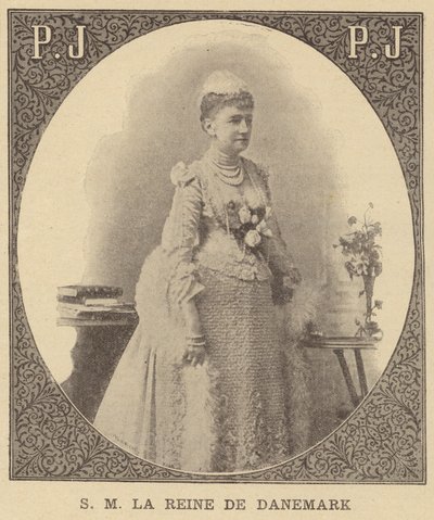 Louise of Hesse-Kassel, Queen Consort of Christian IX of Denmark by French School